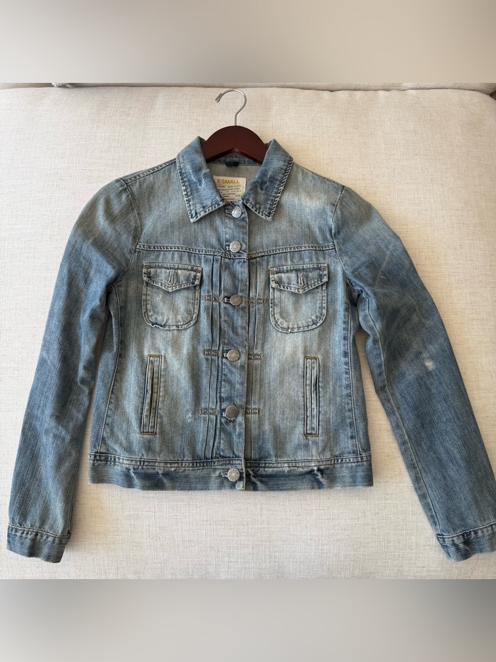 J. Crew Distressed Denim Jacket